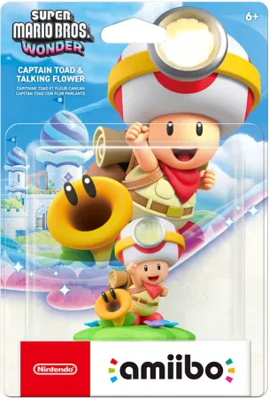 amiibo Super Mario Bros Wonder (Captain Toad & Talking Flower)