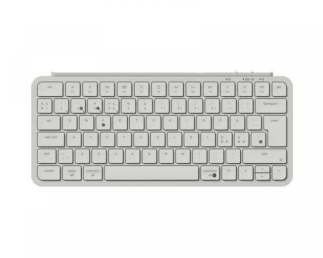 B1 Pro Ultra-Slim Mini Trådlöst Tangentbord Vit