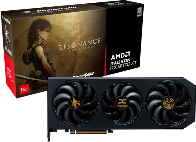 PowerColor Radeon RX 9070 XT Hellhound Resonance Edition 16GB