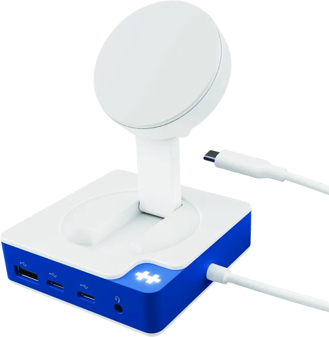 HyperDrive Flex MagCharge USB-C Dock - Blå/Vit