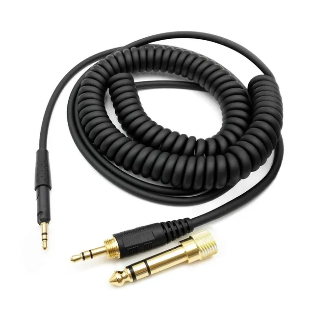 2,5mm till 3,5+6,35mm för Sennheiser HD6 / HD8 / HD7 / HD598 1,5m - Svart