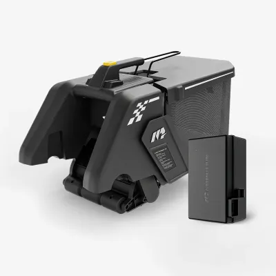 Yuka Grässamlare kit med extra batteri (sweeper)