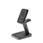 3-in-1 15W Wireless MagSafe Charging Stand for iPhone - Apple Watch - Airpods - Black