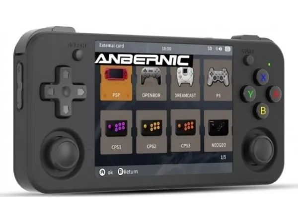 Bärbar retrospelkonsol Anbernic RG35xx H Black