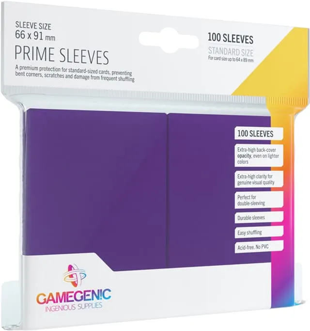 Card Sleeves Standard Prime Purple (100) (GameGenic)