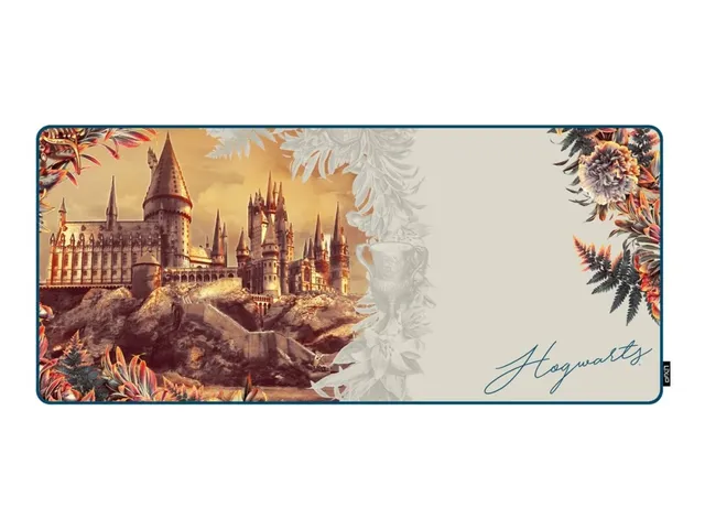 Pixminds Lexip Warner Bros. Musmatta flexibel mjuk mikrostrukturerad yta XXL-storlek Harry Potter Blommig