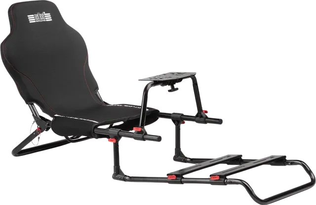 Gtlite Junior Foldable Cockpit Racingcockpit för simulerad körning - Svart - Upp till 80 kg