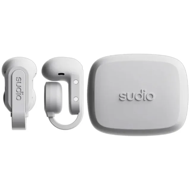 B3 Clip-On True Wireless Headset - Vit / clip-on hörlurar / open-ear hörlurar
