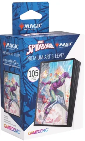 Card Sleeves Standard Art "Magic: The Gathering Spider-Man Green Goblin" (105) (GameGenic)