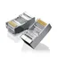 10x pluggändar för RJ45 8P8C (UTP Cat6 / Cat5 / Cat5e) - Silver