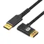 1 m nylonflätad DisplayPort 2.1 kabel DP80 UHBR20 80Gbps 16K/10K/8K@60Hz 4K@165/144Hz DSC 1.2a HDR Hdcp 2.2 FreeSync G-Sync