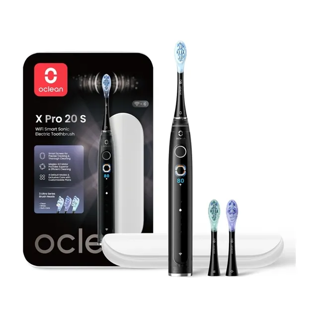 eltandborste Electric Toothbrush X Pro 20 Set Black