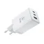 GaN Ultra 65W 2xUSB-C & 1xUSB-A Fast Charger - White