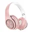 Bluetooth-headset - Rosa / hörlurar med mikrofon / trådlöst headset