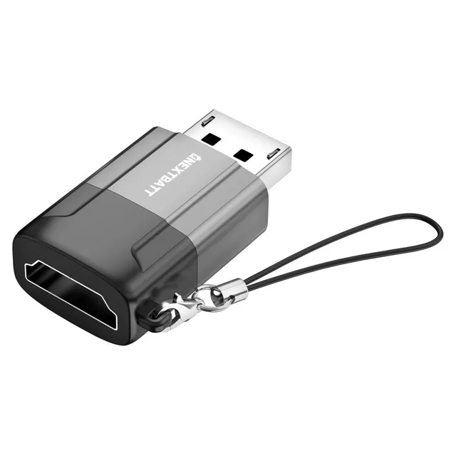 DisplayPort till HDMI hona Adapter, 4k@30Hz - Svart