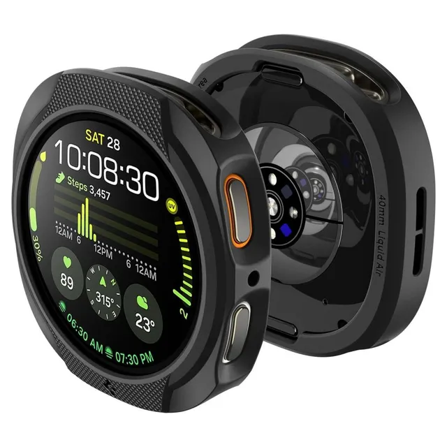 Liquid Air - matte black - Samsung Galaxy Watch 8 (44mm)
