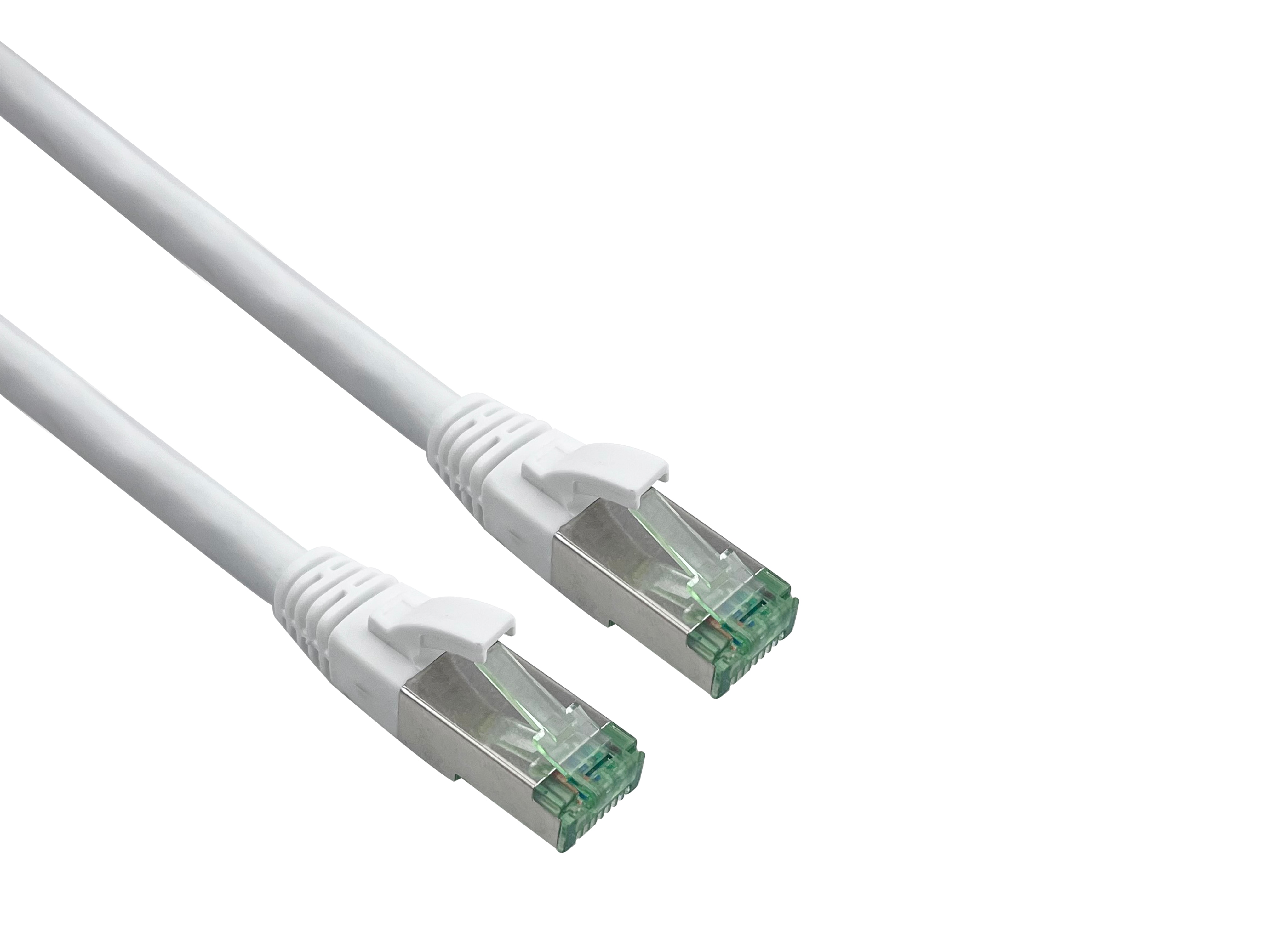 Patchkabel Cat.6A Superflex med Cat.7 installationskabel, AWG 26/7, 0,15 m