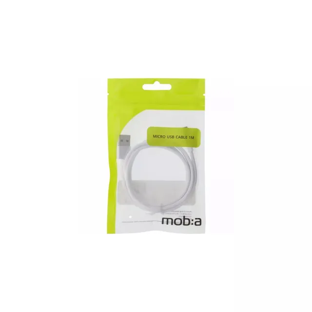 Cable USB-A - MicroUSB 2.4A, 1m, White