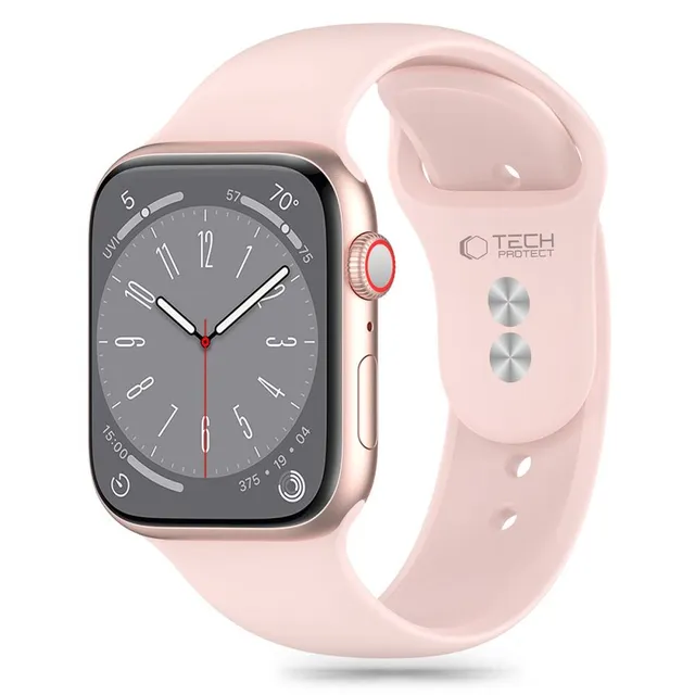 Silicone Strap for Apple Watch 4 / 5 / 6 / 7 / 8 / 9 / SE (38 / 40 / 41 mm) - Pink