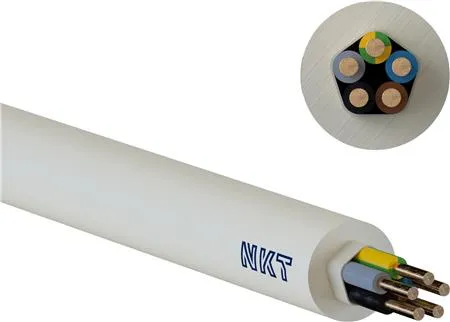 Installationskabel Noiklx 90° Dca 5G1,5 ljusgrå kabelbox 50 - (50 meter)