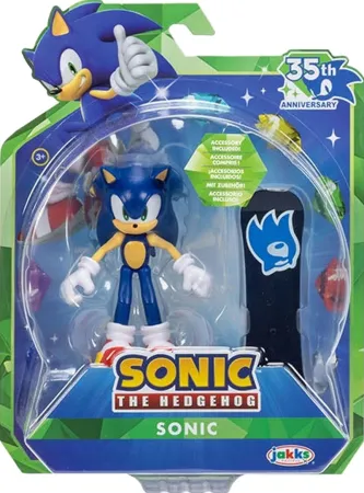 Sonic the Hedgehog 10cm Figures 35th anniversary - Sonic + Tillbehör