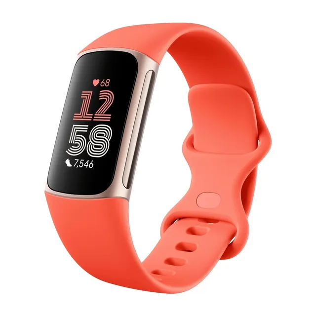 Charge 6 aktivitetsarmband (guld/orange)