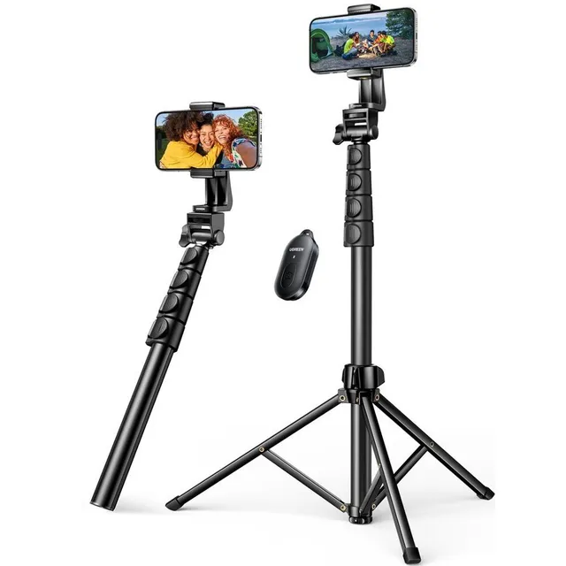 Ugreen 70 inch Aluminum Phone Tripod with Bluetooth Remote