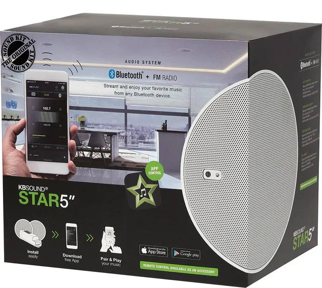 KB Sound Star FM 5 Ljudsystem med Bluetooth och radio