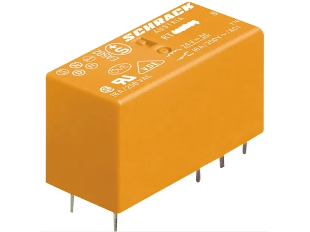 Tryckrelä 8 A, 2-poligt, 24 V DC RT424024