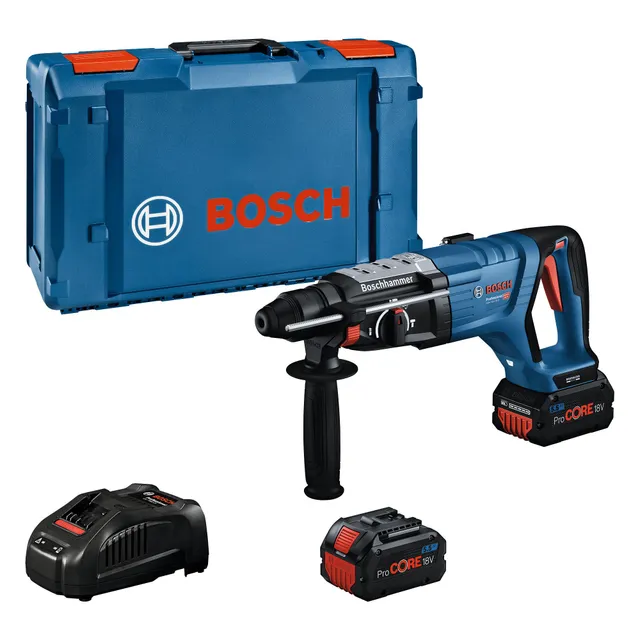 GBH 18V-28 D Borrhammare med batteri och laddare 611919005