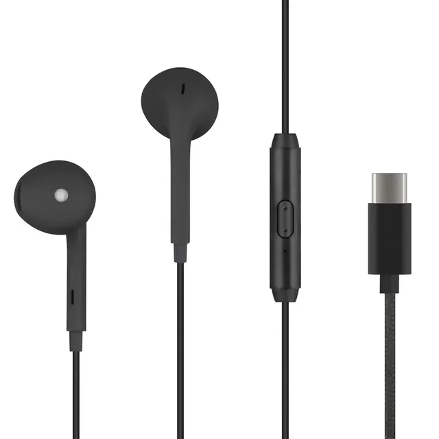 EarBud hHörlurar USB-C DAC (svart)