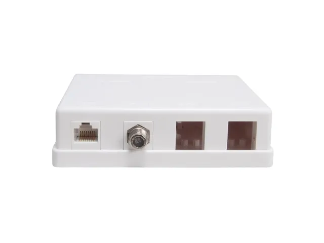 Outlet box Keystone CAT6 UTP CAT6 UTP 4 ports