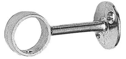 759Ö Rörhållare 25 mm Aluminium, 2-pack, Garderobsinredning