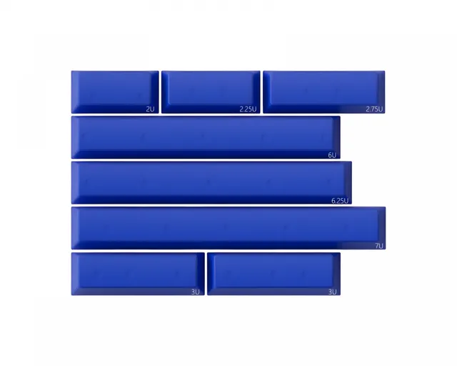 PBTfans Klein Blue R3 - Blue spacebar kit