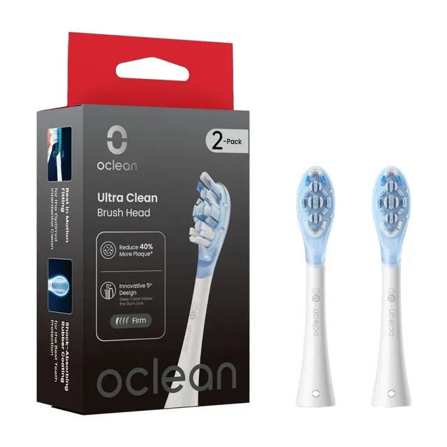 Ultra Clean borstar 2 St, vit