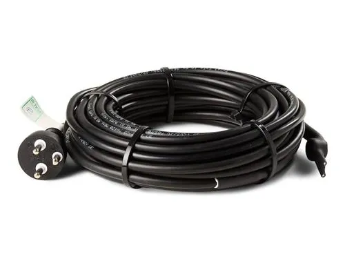 FrostSafe 13W/m värmekabel med termostat & stickpropp med jord, 2 meter