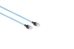 Blue, Halogen-free LSZH, AWG28 3.7mm dia. Cu