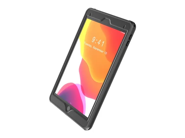 iPad 10.2 Rugged Splashproof-skal - Black/transparent