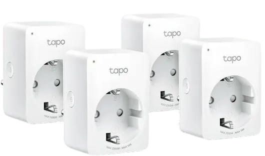 Tapo P100 Mini Smart Plug WiFi 4-pack