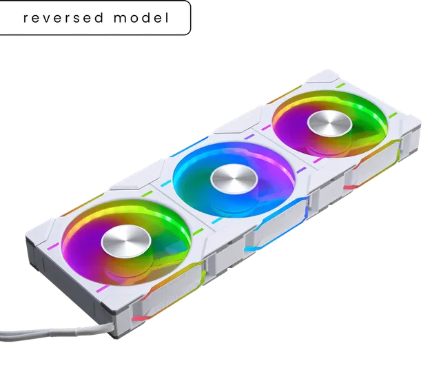 D30 Reversed Airflow 120mm Vit 3-Pack