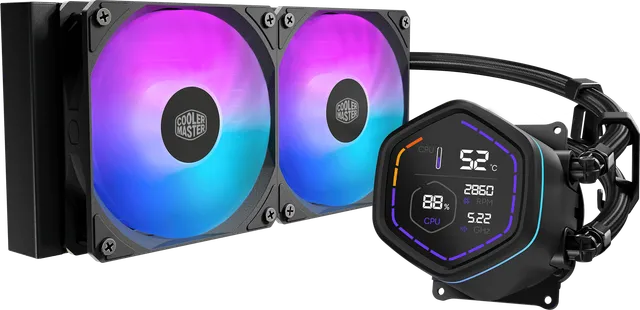 MasterLiquid 240 Core Nex Digital ARGB Svart