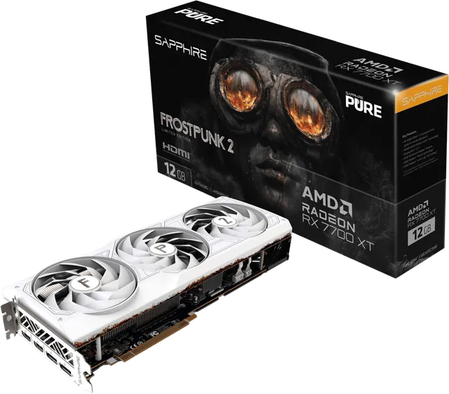 Radeon RX 7700 XT 12GB Pure Frostpunk 2 Limited Edition