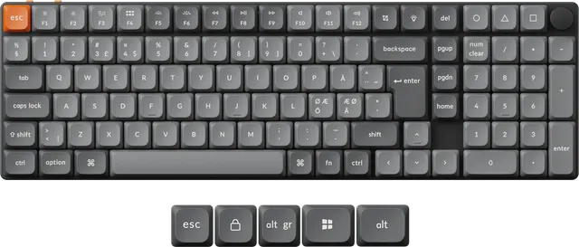 K17 MAX Wireless Gateron Low Profile Brown