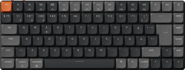 K3v3 RGB Aluminium Hot Swap QMK Keychron Low Profile 2.0 Red