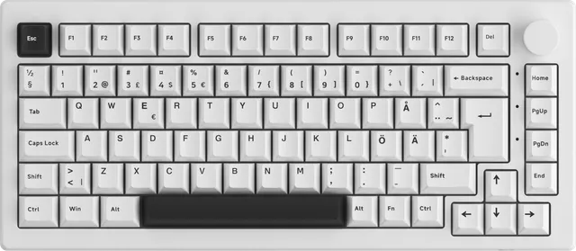 Akkogear 5075B Plus-S Black on White Akko V3 Lavender Purple Pro