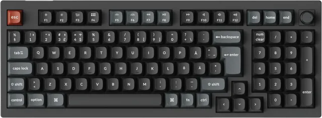 V5 Ultra 96% 8K Wireless Tri-Mode Black Keychron POM Brown