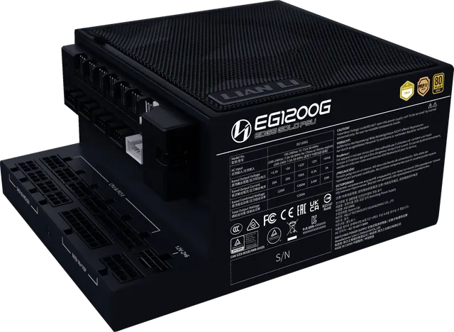 Edge Gold 1200W Svart med USB-hub
