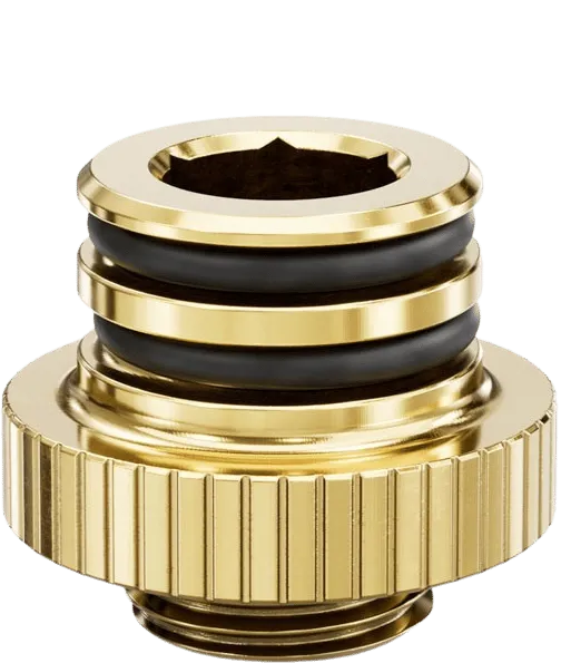 EK-Quantum Torque Push-In Adapter M 7 - Gold