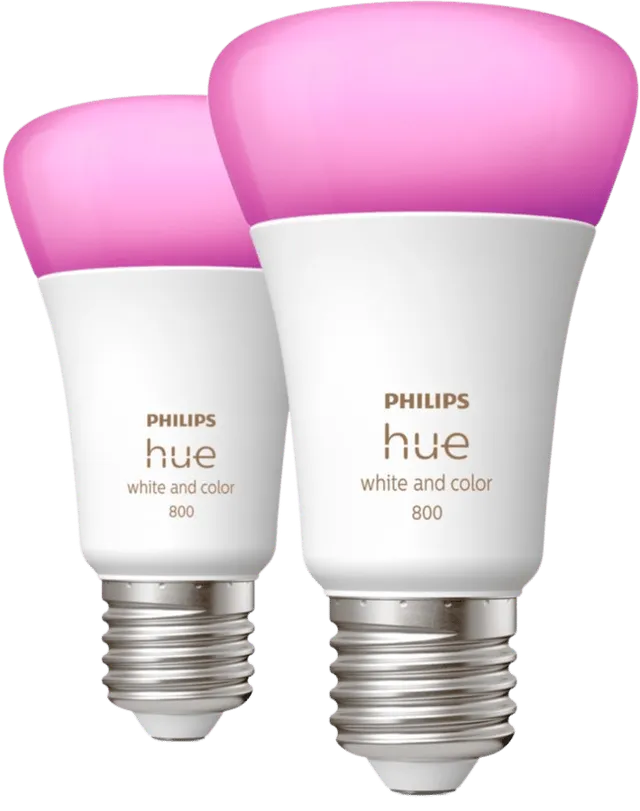 White Color 806lm E27 2-pack