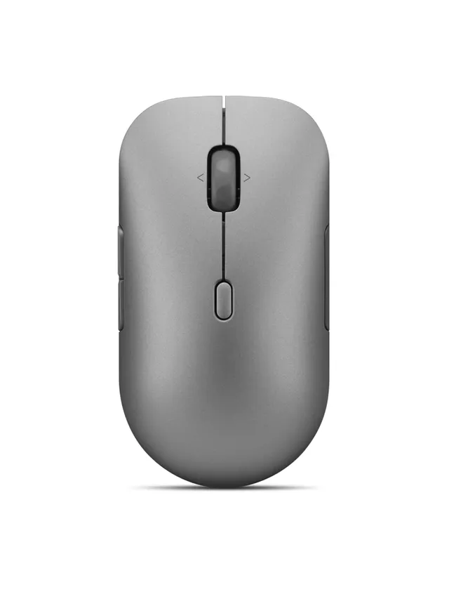 Pro Plus 6050 - Mus - flerlägen - optisk - 6 knappar - trådlös - Bluetooth 5.3, 2.4 GHz - trådlös USB-mottagare - luna gray - brun låda - för T